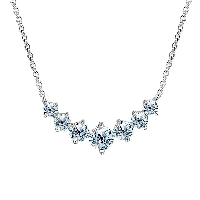 Moissanite Damenkette 1,7ct – 18K vergoldet auf 925 Silber