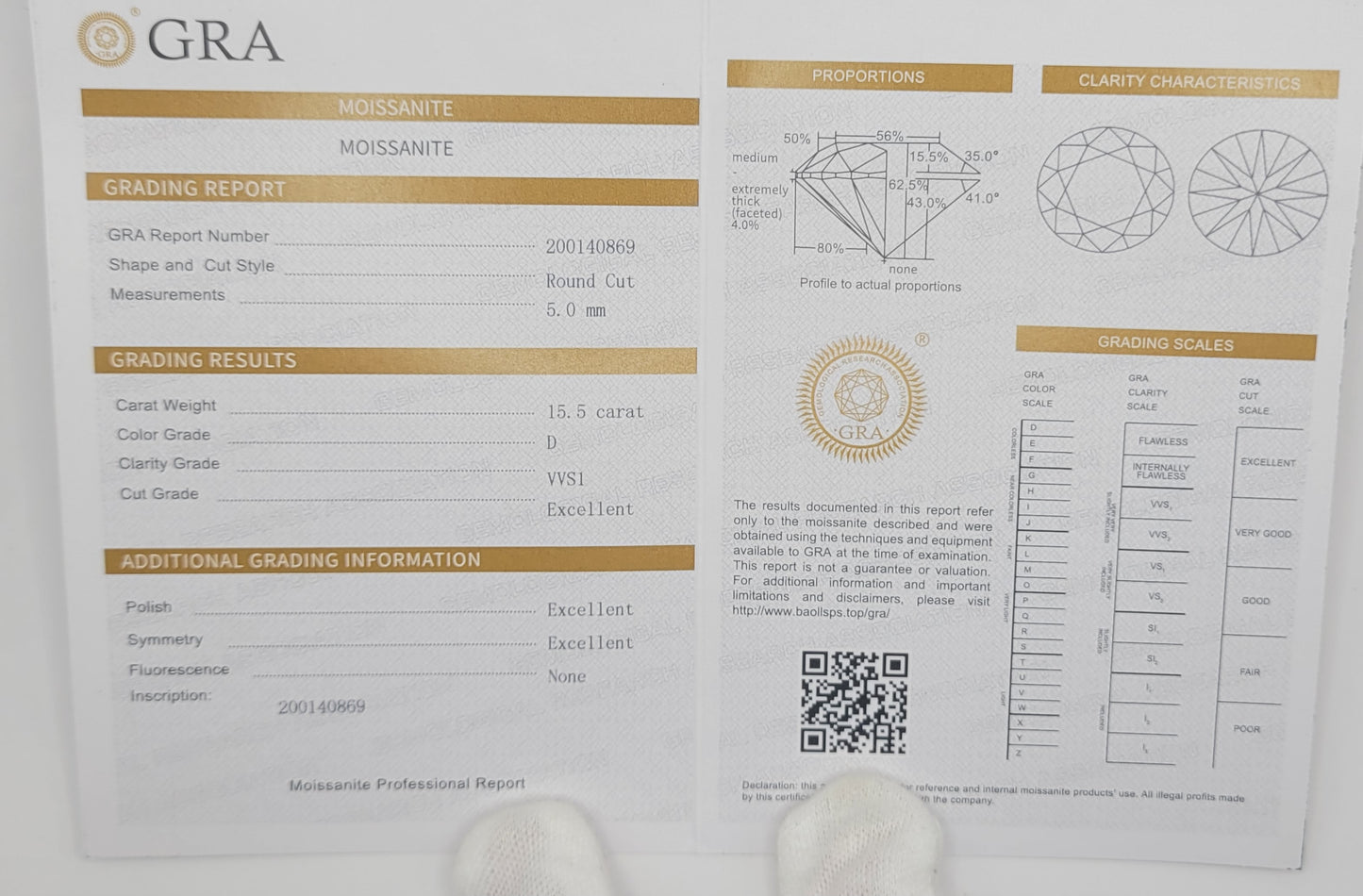 Iced Eye Moissanite Armband – 18K vergoldet auf 925 Silber