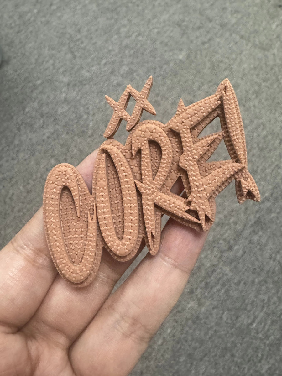 3D-Druck und Rohmodell eines Custom Pieces