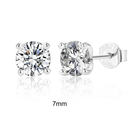 Moissanite Brillant Ohrringe