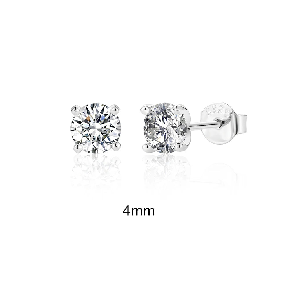 Moissanite Brillant Ohrringe